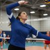 Epic Women's Style Long Sleeve Cooling Blue/White Volleyball Jersey XL view 2