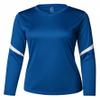 Epic Women's Style Long Sleeve Cooling Blue/White Volleyball Jersey XL view 4