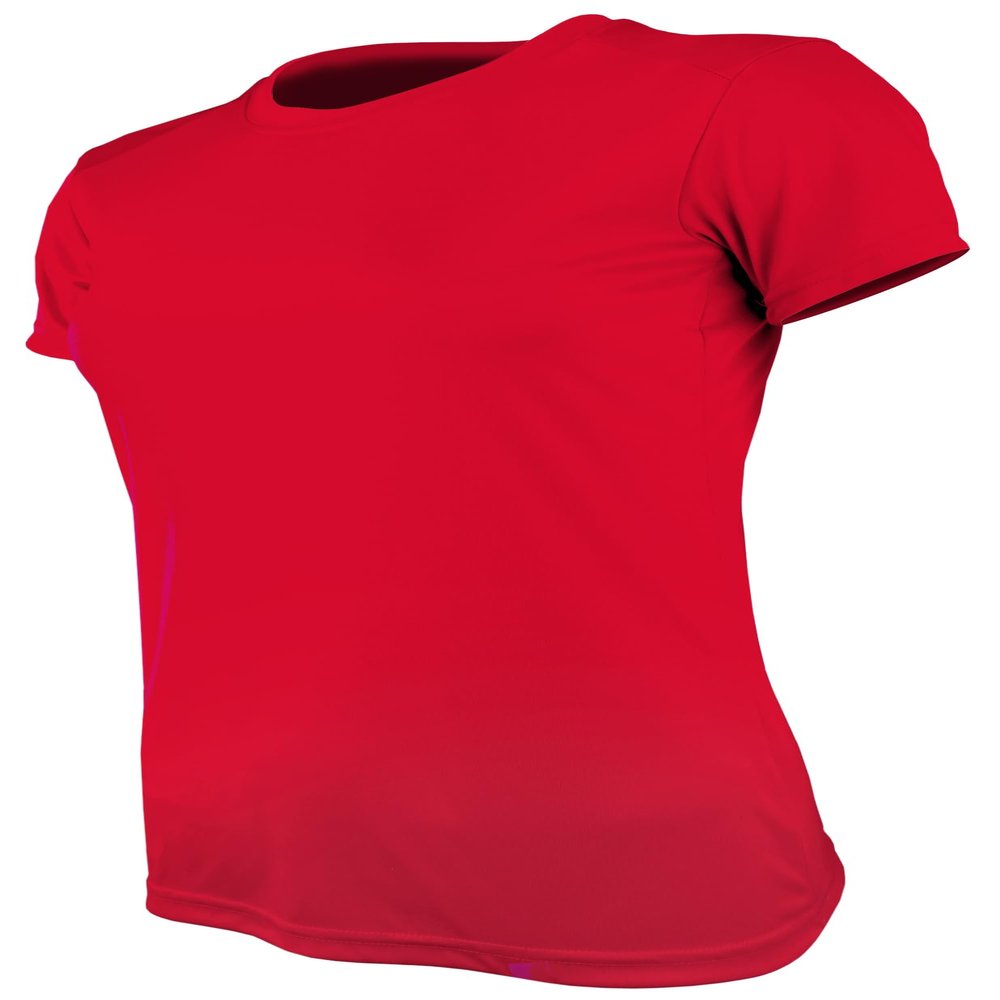 Epic Women's Cool Performance Dry-Fit Crew T-Shirts Red 2XL