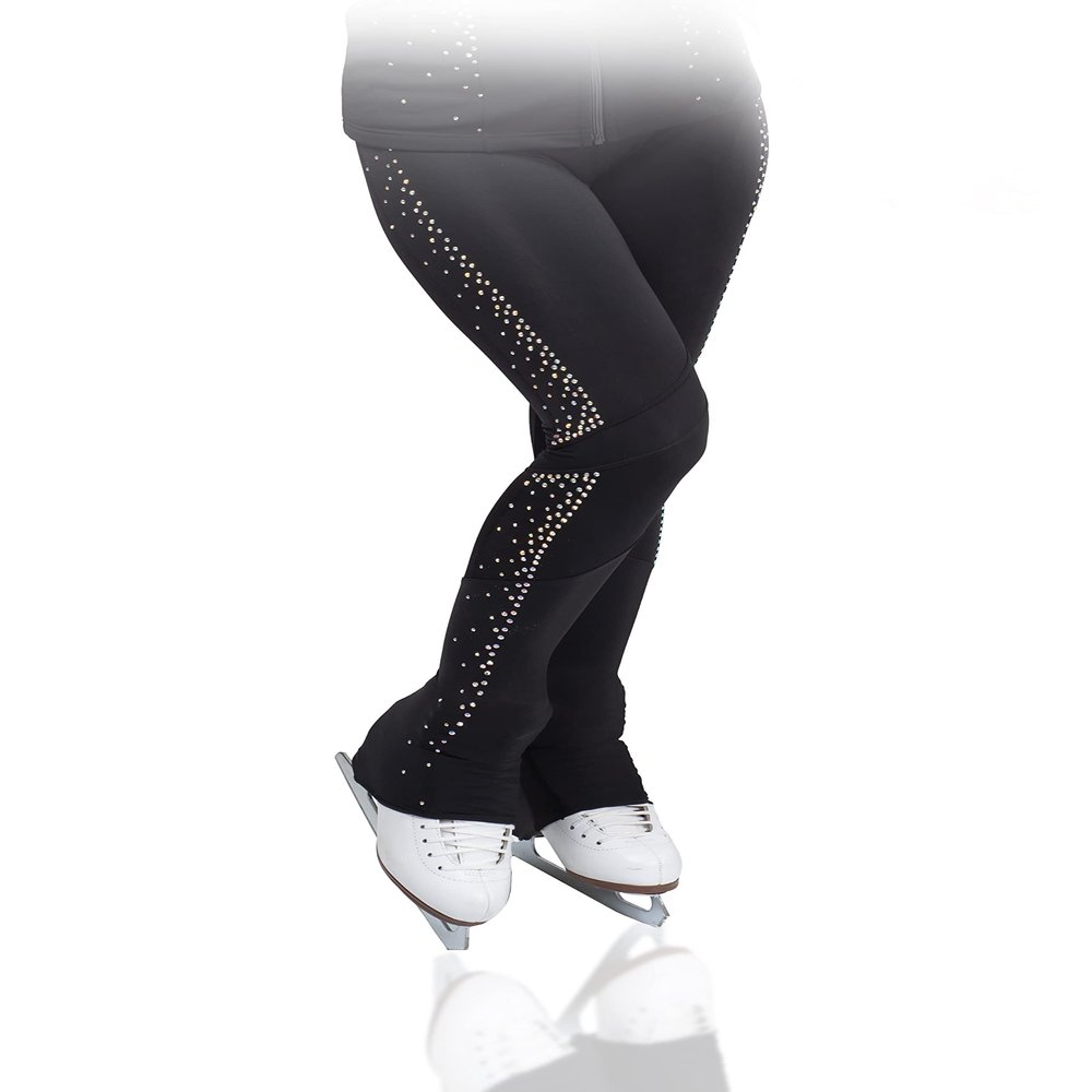 SG.MODA Figure Ice Skating Pants/Italian Fabric, Made in Europe/Black Pants P11 / Size: 2