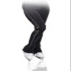 SG.MODA Figure Ice Skating Pants/Italian Fabric, Made in Europe/Black Pants P11 / Size: 2 view 1