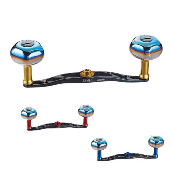 LIVRE 10609 Crank 130 Daiwa/ABU (Right) Titanium/Blue