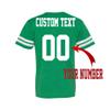 Personalized ST Patrick Tee, Jersey Shirts Cool Designs, Custom Back Text Name and Number St Patty Shirt view 2