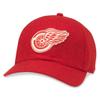 AMERICAN NEEDLE Detroit Red Wings Archive Legend National Hockey League Officially Licensed NHL Team Adjustable Buckle Strap Dad Hat, Red (21005A-DRW-RED) view 1