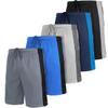 [5 Pack] Mens Dry-Fit Active Athletic Shorts Basketball Running Workout Training Gym view 1
