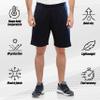 [5 Pack] Mens Dry-Fit Active Athletic Shorts Basketball Running Workout Training Gym view 3