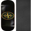 Pizza Skateboards Pizza Stone Skateboard Deck - 8.25" x 32" with Black Magic Black Griptape - Bundle of 2 Items view 1
