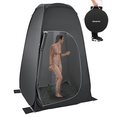 KingCamp Pop Up Dressing Changing Tent Shower Room Detachable Floor for Camping Outdoor Beach Toilet Portable with Carry Bag