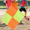 GOTOTOP 2Pcs Soccer Referee Flag Linesman Flag With Steel Tube Flag for Soccer Referee Accessories for Soccer Training Match 15.4 x 13.4inch view 3