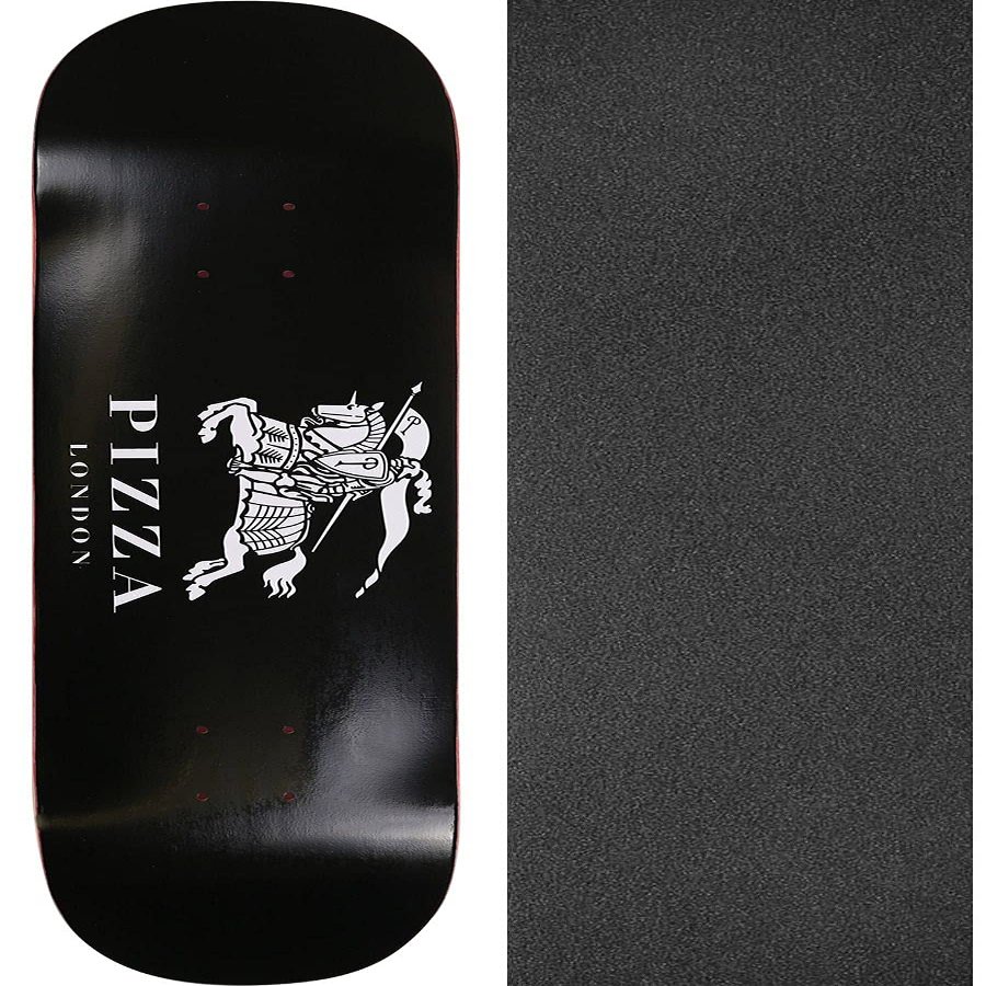 Pizza Skateboards Berry Skateboard Deck - 8.12" x 31.875" with Black Magic Black Griptape - Bundle of 2 items