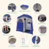 KingCamp Outdoor Privacy Double Shower Tents,BLUE/GREY-USVC4 view 3