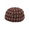 WITHMOONS Wool Watch Cap Beanie Plaid Brimless Harbour Cuff Hat CT51166 (Wine) view 1