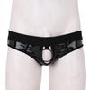 YiZYiF Men's Half Body Chest Harness Jockstrap Nylon Lingerie Set with Metal O Ring Underwear Black O-ring Large view 4