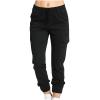 Women's Lounge Pants Cargo Trousers Elastic Waist Casual Multi Outdoor Jogger Pants High Rise Skinny Slim Sweatpants view 1