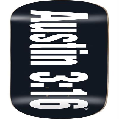 Enjoi Skateboards Three Sixteen Black Skateboard Deck Resin-7-8" x 31.6"