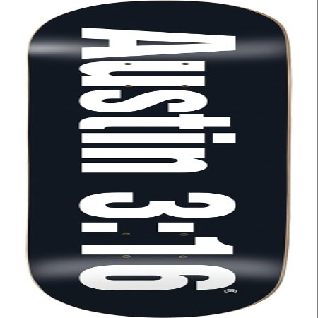 Enjoi Skateboards Three Sixteen Black Skateboard Deck Resin-7-8" x 31.6"