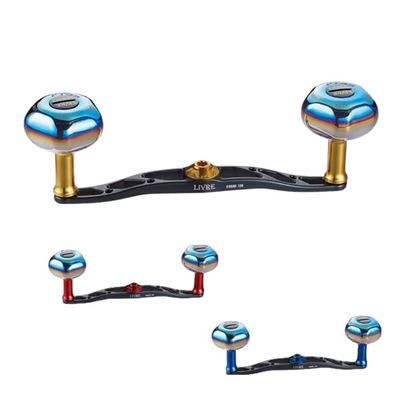 LIVRE 10598 Crank 130 Shimano (Left) Gunmeta/Blue