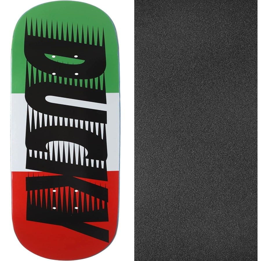 Pizza Skateboards Zach "Ducky" Kovacs Speedy Skateboard Deck - 8.12" x 31.875" with Black Magic Black Griptape - Bundle of 2 items