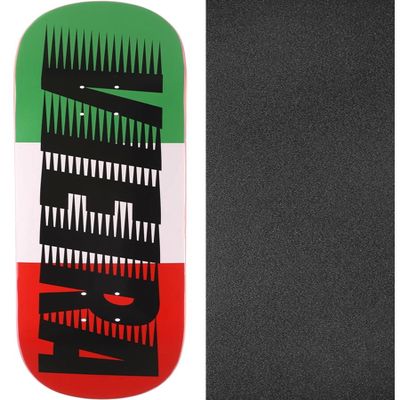Pizza Skateboards Jesse Vieira Speedy Skateboard Deck - 8.25" x 32" with Black Magic Black Griptape - Bundle of 2 items