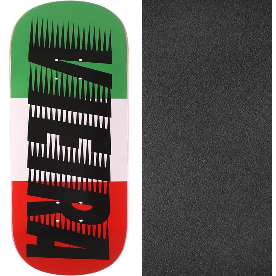 Pizza Skateboards Jesse Vieira Speedy Skateboard Deck - 8.25" x 32" with Black Magic Black Griptape - Bundle of 2 items