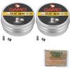 Nimrod's Wares Gamo TS-10 Long Distance Competition .177 Pellets 2-Pack Domed 6321748BT54 Bundle with Microfiber Cloth view 1