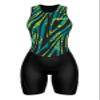 Sparx Women Triathlon Suit Tri Short Racing Cycling Swim Run (Large, Jungle) view 2