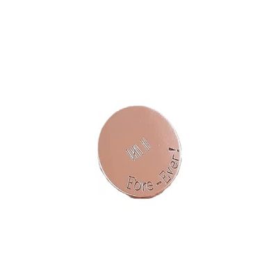 handmade copper golf ball marker - non magnetic - 7th anniversary gift