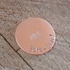 handmade copper golf ball marker - non magnetic - 7th anniversary gift view 2