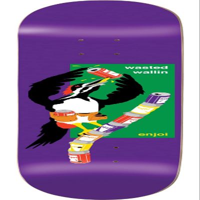 Enjoi Skateboards Zack Wallin Party Animal Skateboard Deck Resin-7-8" x 31.6"