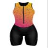 Sparx Women Triathlon Suit Tri Short Racing Cycling Swim Run (Small, Triangles) view 2