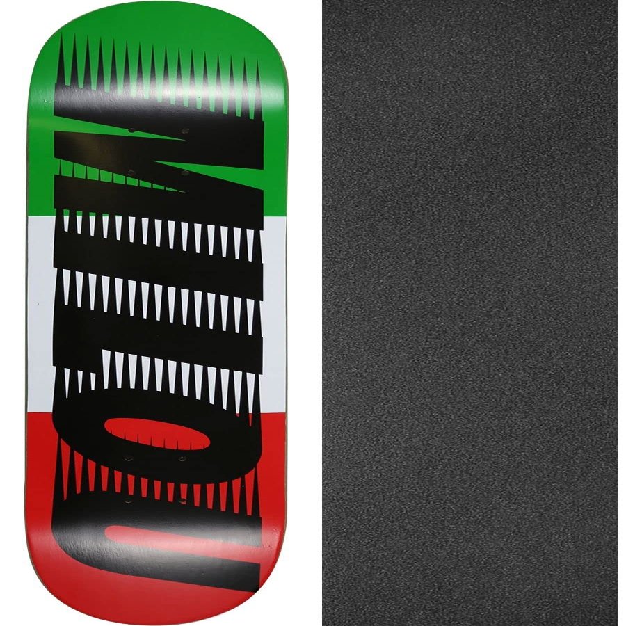 Pizza Skateboards Vincent Milou Speedy Skateboard Deck - 8" x 31.5" with Black Magic Black Griptape - Bundle of 2 items