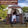 KingCamp Shower Tent Oversize Outdoor for Camping Dressing Portable Shelter Changing Room Privacy Single/Double 66x66x85" view 2
