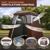 KingCamp Shower Tent Oversize Outdoor for Camping Dressing Portable Shelter Changing Room Privacy Single/Double 66x66x85" view 4