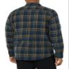 Amazon Essentials Men's Long-Sleeve Flannel Shirt, Brown Dark Navy Plaid, Medium view 3