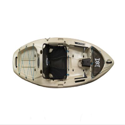 Perception Kayaks Pescador Pro 10 | Sit on Top Fishing Kayak with Adjustable Lawn Chair Seat | Large Front and Rear Storage | 10' 6" | Fossil Tan