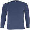Epic Youth Cooling Performance Long Sleeve Crew T-Shirts (18- Colors Available) Blue M view 2