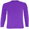 Epic Youth Cooling Performance Long Sleeve Crew T-Shirts (18- Colors Available) Purple S view 2
