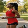 Epic Girl's Racerback Tagless Stretch Tank Top Red XL view 2