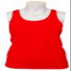 Epic Girl's Racerback Tagless Stretch Tank Top Red XL view 4