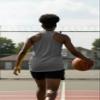 Epic Girl's Racerback Tagless Stretch Tank Top Grey XS view 3