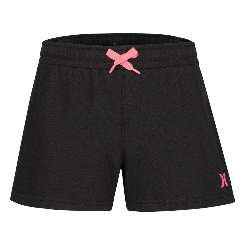Hurley girls Knit Pull on Casual Shorts, Black/Multi, Large US