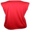 Epic Girl's Line Drive Sleeveless Softball Jersey for Red/White L view 4