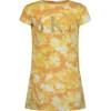 Calvin Klein Girls' Short Sleeve T-Shirt Dress, Pullover Style with Crew-Neck Neckline, Logo Detailing, Desert Flower Dye, 12-14 view 1
