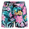 Hurley girls Knit Pull on Casual Shorts, Pink Floral, Small US view 1