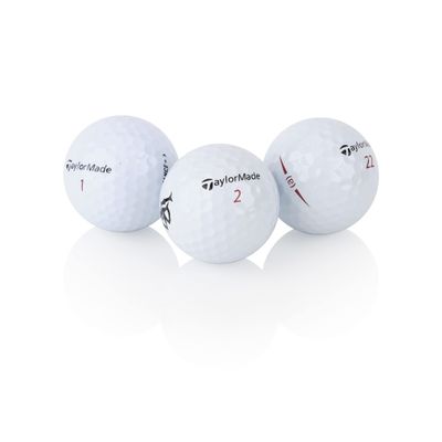 48 Used Golf Balls for Taylormade Mix (Distance +, RBZ, Penta Series, Other Models) - Mint Condition (5A)