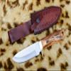 Custom handmade D2 steel Fixed blade Hunting knife view 2