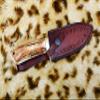Custom handmade D2 steel Fixed blade Hunting knife view 4