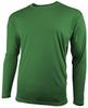 Epic Youth Cooling Performance Long Sleeve Crew T-Shirts (18- Colors Available) Green L view 1