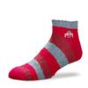 For Bare Feet NCAA Ohio State Buckeyes Super Cozy Sleep Soft Sock Team Color OSFM view 1