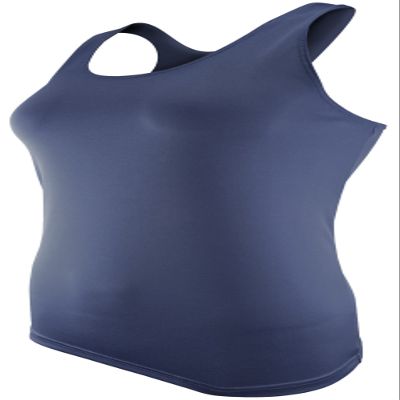 Epic Girl's Racerback Tagless Stretch Tank Top Blue XS